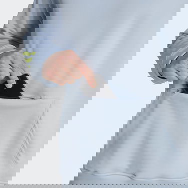 Суитчър adidas Originals Train Icons 3-Stripes Training Hoodie Синьо | IJ8117, 4
