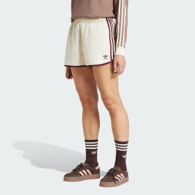 Къси панталони adidas Performance Adicolor 3-Stripes Sprinter Shorts Бежово | KA7739