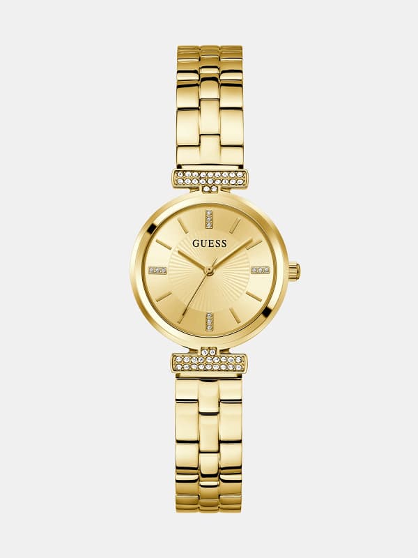 Часовник GUESS Crystal Analogue Watch Металик | GW0762FLSWC, 0