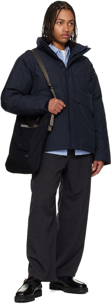 Пухо яке NANAMICA GORE-TEX Short Down Jacket Тъмно синьо | S25FA058U, 3