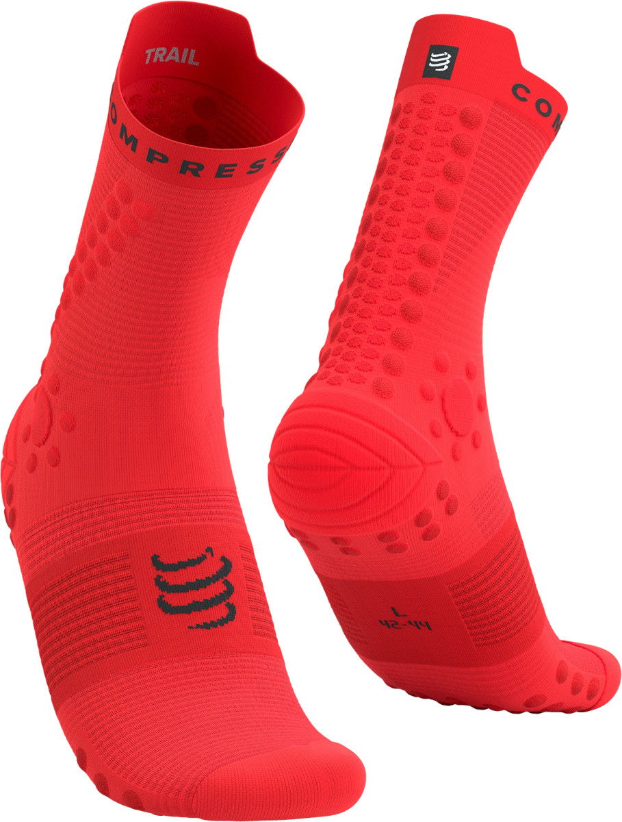Чорапи Compressport Compressport Pro Racing Socks v4.0 Trail Червено | xu00048b309, 0