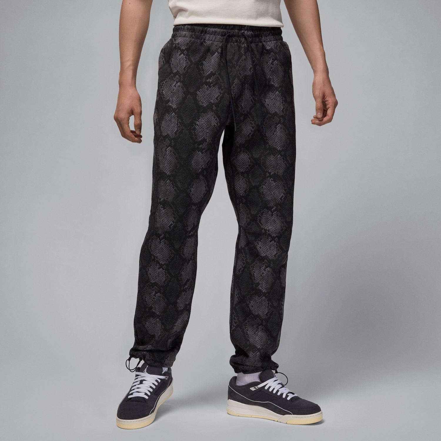 Спортни панталони Jordan Jordan Sport Hoop Fleece Dri-FIT Print Pants Черно | HF9896-010, 1
