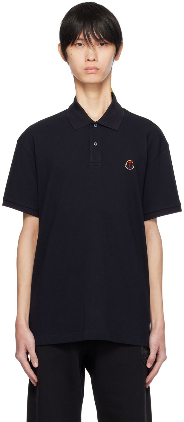Поло тениска Moncler Genius x Palm Angels x Polo Tee Черно | I209L8A00002M3588, 0