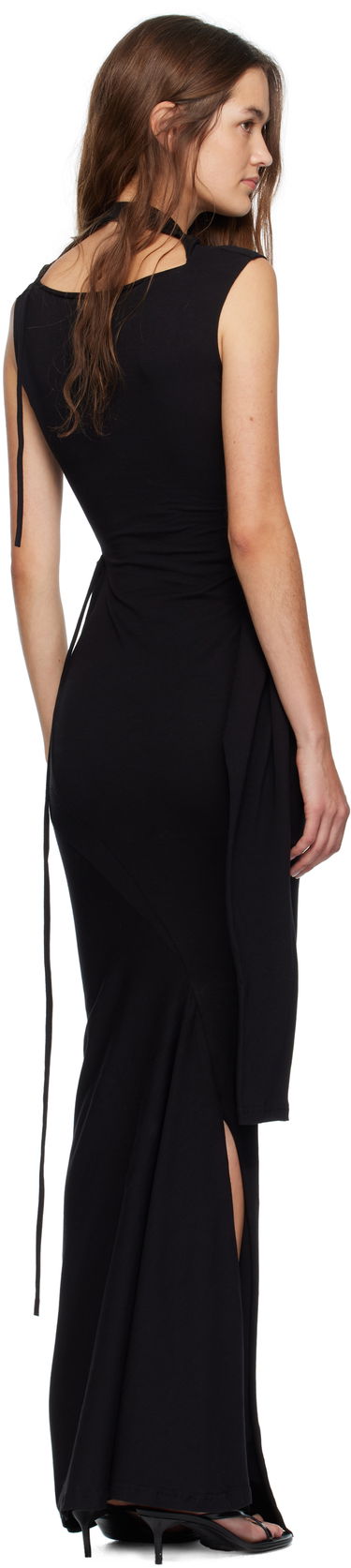 Pокля Ottolinger Ottolinger Sleevy Maxi Dress Черно | 115-502315-01, 2