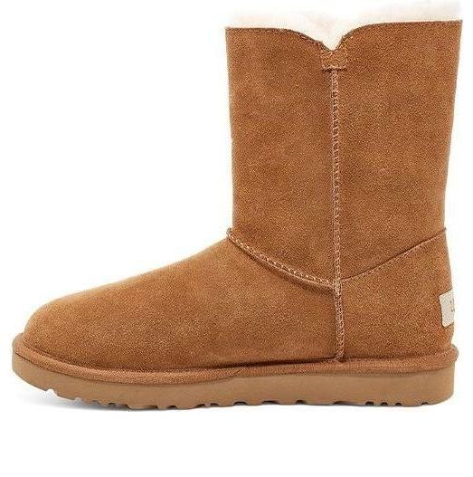 Кецове и обувки UGG Bailey Button Charm Fleece Lined Boots Кафяво | 1114970-CHE