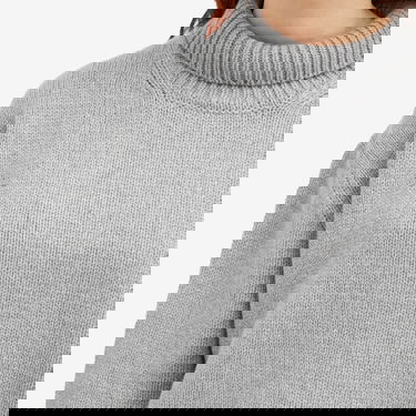 Пуловер PANGAIA Recycled Cashmere Chunky Turtleneck Sweater X-Large Сиво | 100006729268, 5