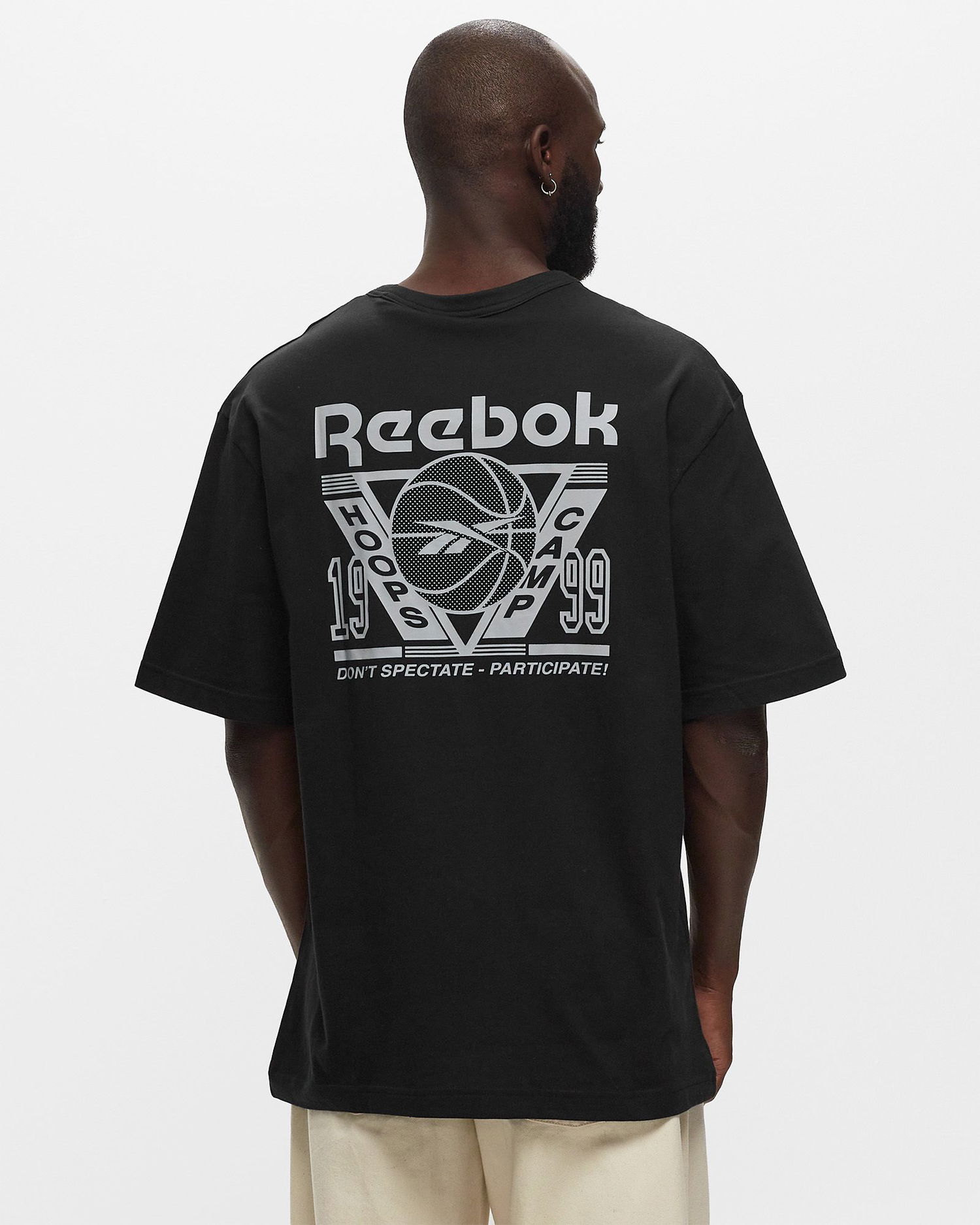 Тениска Reebok BB SEASONAL GRAPHIC TEE Черно | 100068516, 1