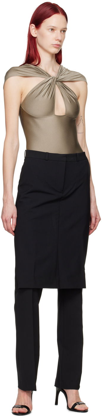 Панталони Coperni Coperni Skirt Overlay Trousers Черно | COPP64106, 3
