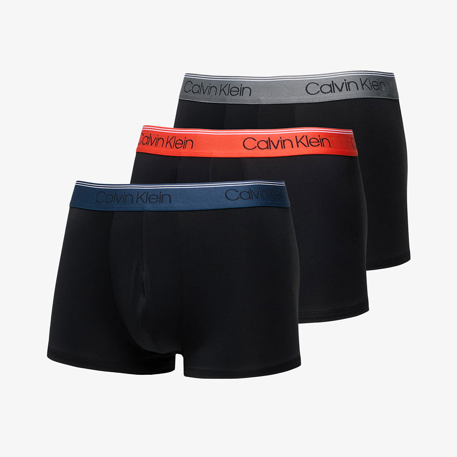 Боксерки CALVIN KLEIN Low Rise Trunk 3-Pack Black Черно | NB2569A N33, 0