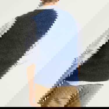 Жилетка BEAMS Mohair Argyle Knit V-Neck Vest Многоцветен | 3805-0067-048-79, 3