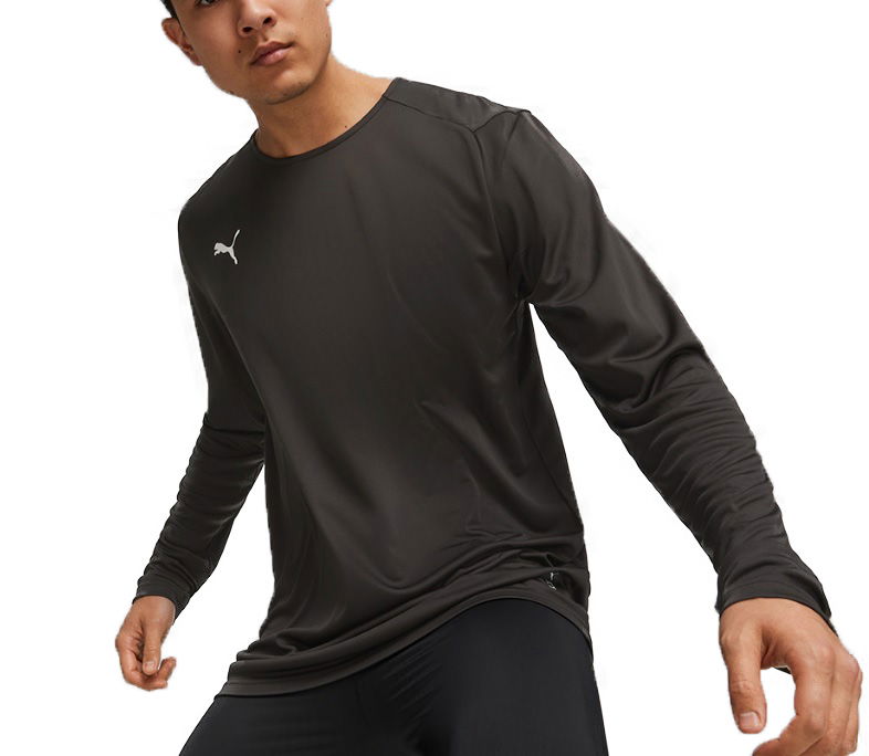Тениска Puma Hoops Team LS Shooting Shirt Черно | 676637-01, 0