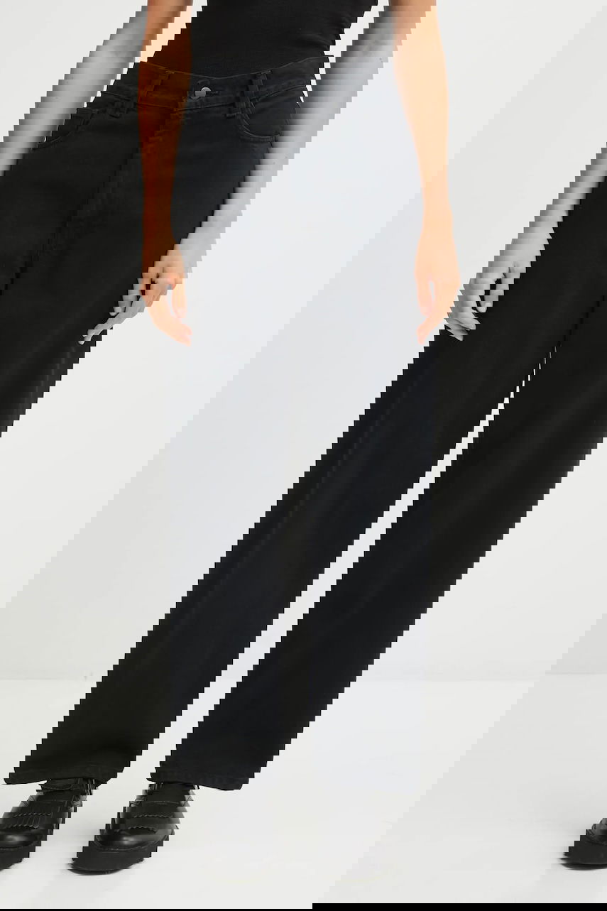 Дънки Carhartt WIP Brandon Pant High Waist Wide Leg Черно | I035892.01LF, 0