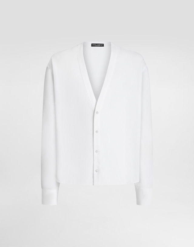 Dolce & Gabbana Linen Cardigan Shirt
