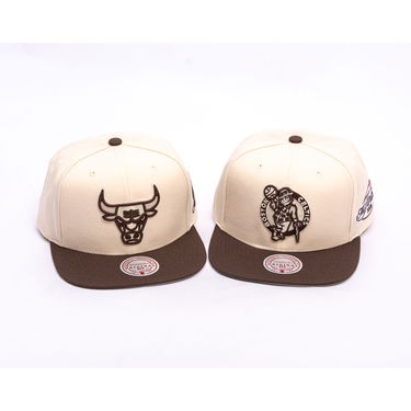 Шапка с козирка Mitchell & Ness NBA Fashion Basic 2T Snapback Chicago Bulls One Size Бежово | HS12956-CBUCREA, 5