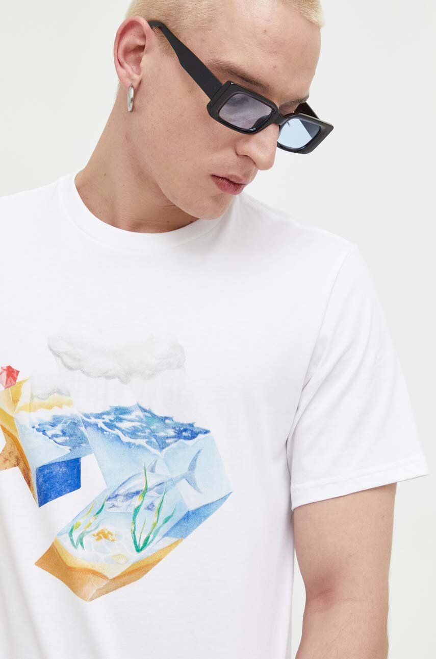 Тениска Converse Star Chevron Ocean Tee Бяло | 10024746.A02, 0
