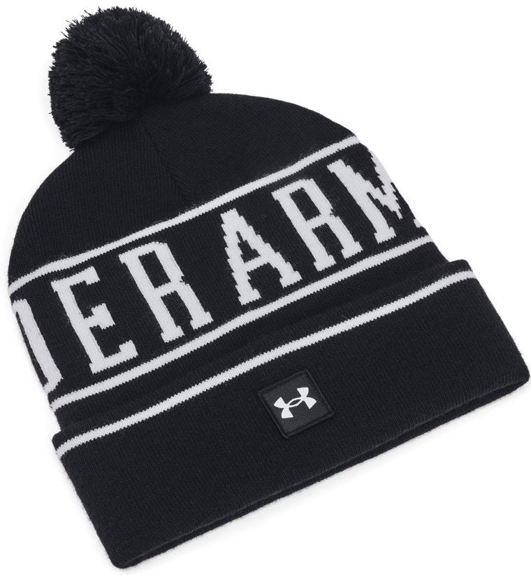 Шапка Under Armour Halftime Pom Beanie Черно | 1386634-001, 0