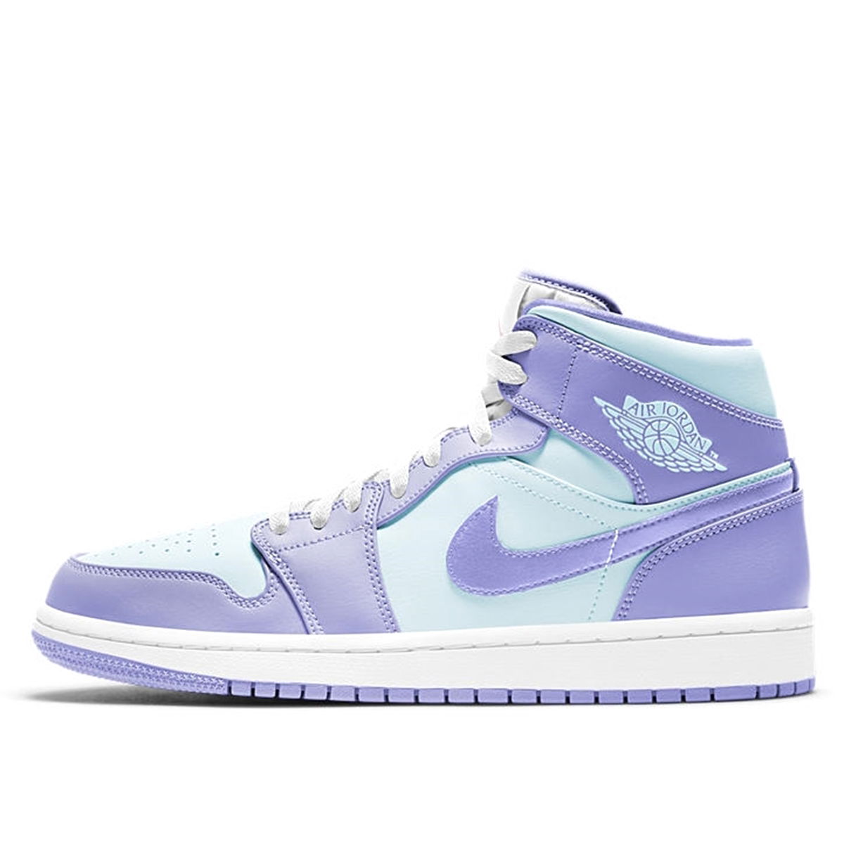 Кецове и обувки Jordan Air Jordan 1 Mid "Purple Pulse Glacier Blue" Тюркоазено | 554724-500, 1