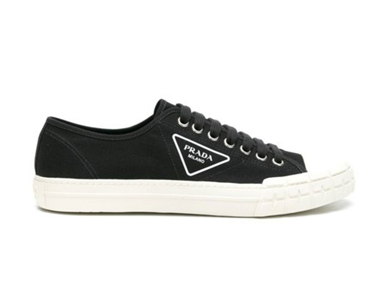Кецове и обувки Prada Wheel Cassetta Low Black White Черно | 4E35482OFZF057Z, 0