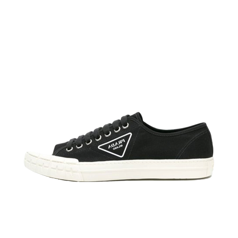 Кецове и обувки Prada Wheel Cassetta Low Black White Черно | 4E35482OFZF057Z
