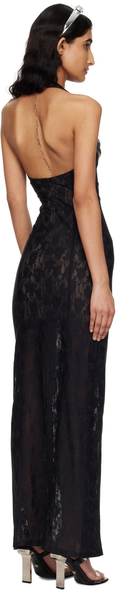 Pокля MISBHV MISBHV Stella Lace Maxi Dress Черно | 250W808, 2