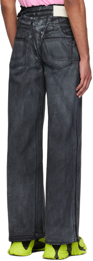 Дънки Ottolinger Ottolinger Double Fold Jeans Черно | 1702812, 2