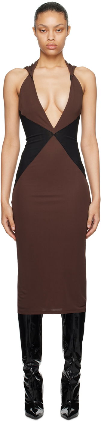 Pокля Miaou Miaou Joan Midi Dress Кафяво | 5042VCJUMB, 0