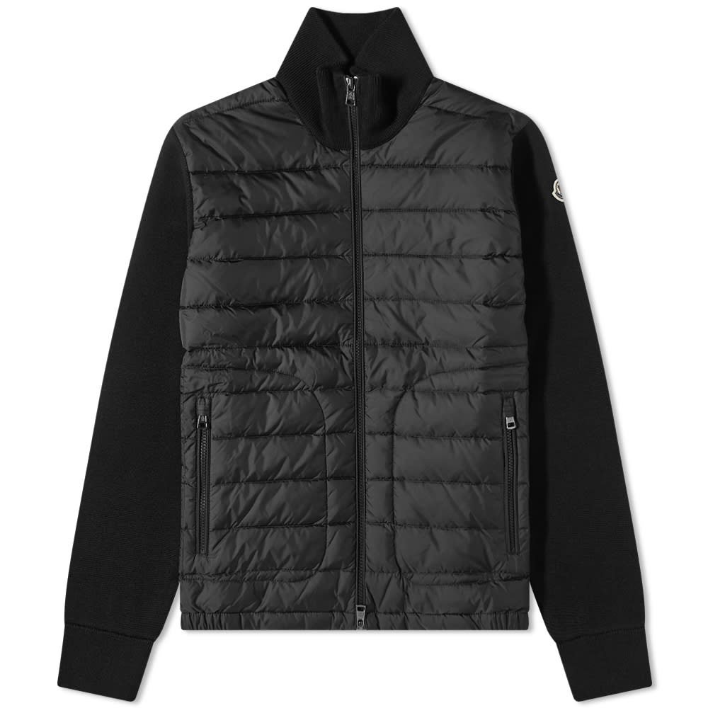 Яке Moncler Down Knit Jacket Black Черно | 9B507-00-A9341-999, 0