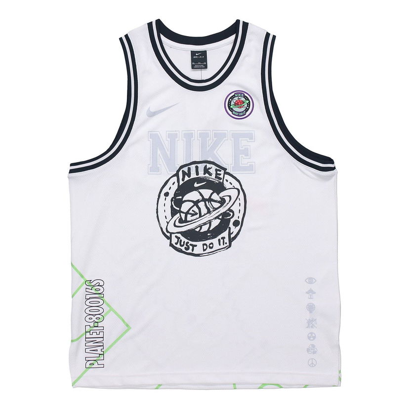 Потник Nike DNA Summer Hoops Top Бяло | CW4814-100