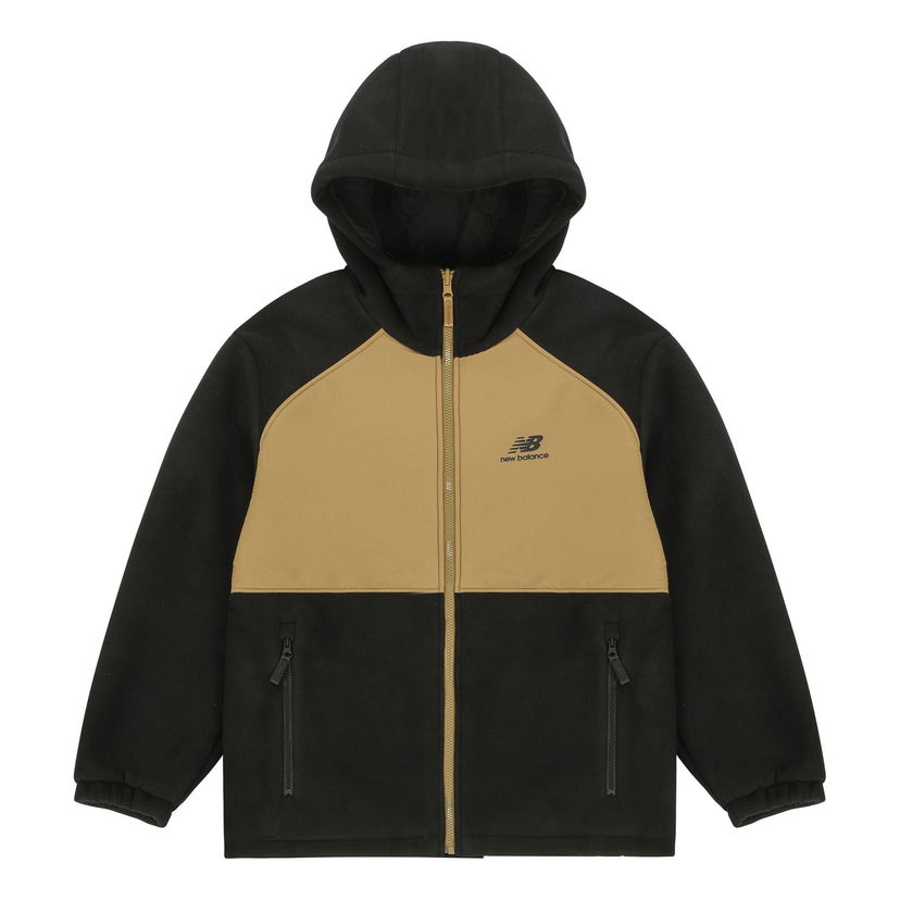 Суитчър New Balance Hooded Fleece Jacket Кафяво | AMJ13383-BK