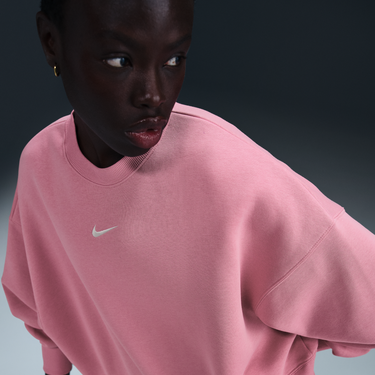 Пуловер Nike Nike Sportswear Phoenix Fleece Crewneck Sweatshirt Розово | DQ5761-699, 4
