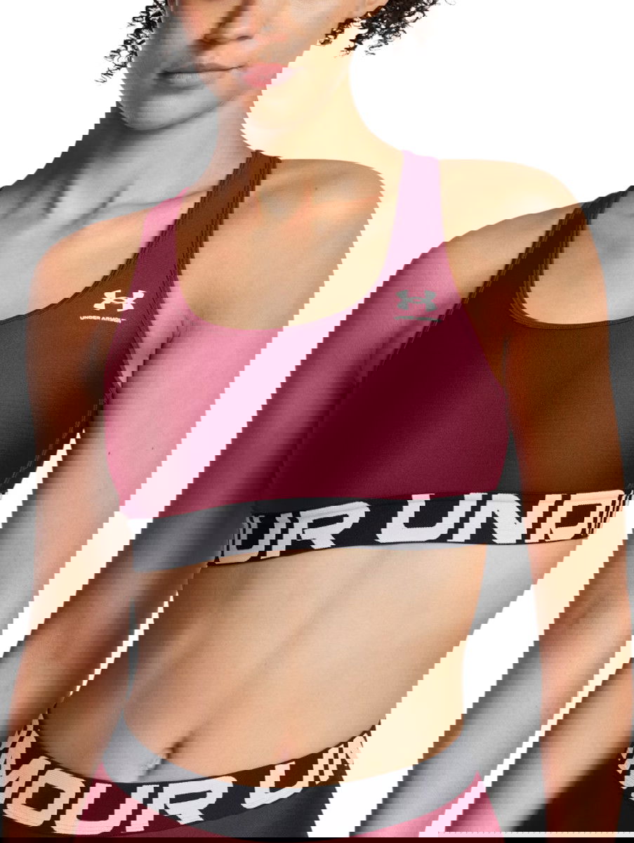 Сутиен Under Armour Mid Branded Sports Bra Бургунди | 1383544-625, 0