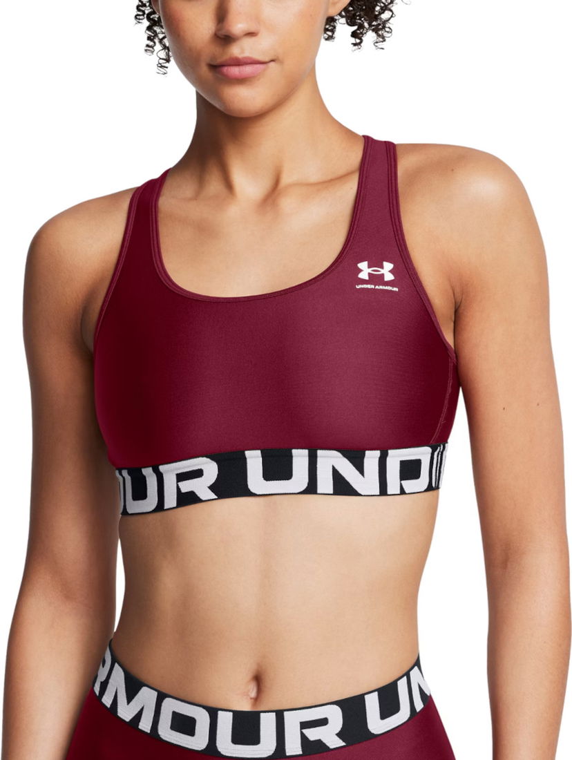 Сутиен Under Armour Mid Branded Sports Bra Бургунди | 1383544-625