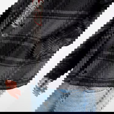 Яке Vans Piedmont Hooded Plaid Shirt Jacket Сиво | VN000P7VQFY1, 2