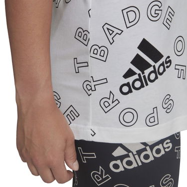 Тениска adidas Performance Allover Print Sports T-shirt Бяло | HC9186, 2