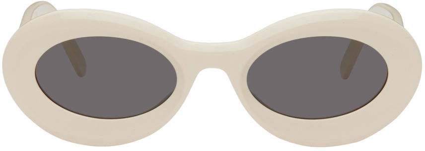 Слънчеви очила Loewe Off-White Loop Sunglasses Бежово | LW40110U@5025A, 0