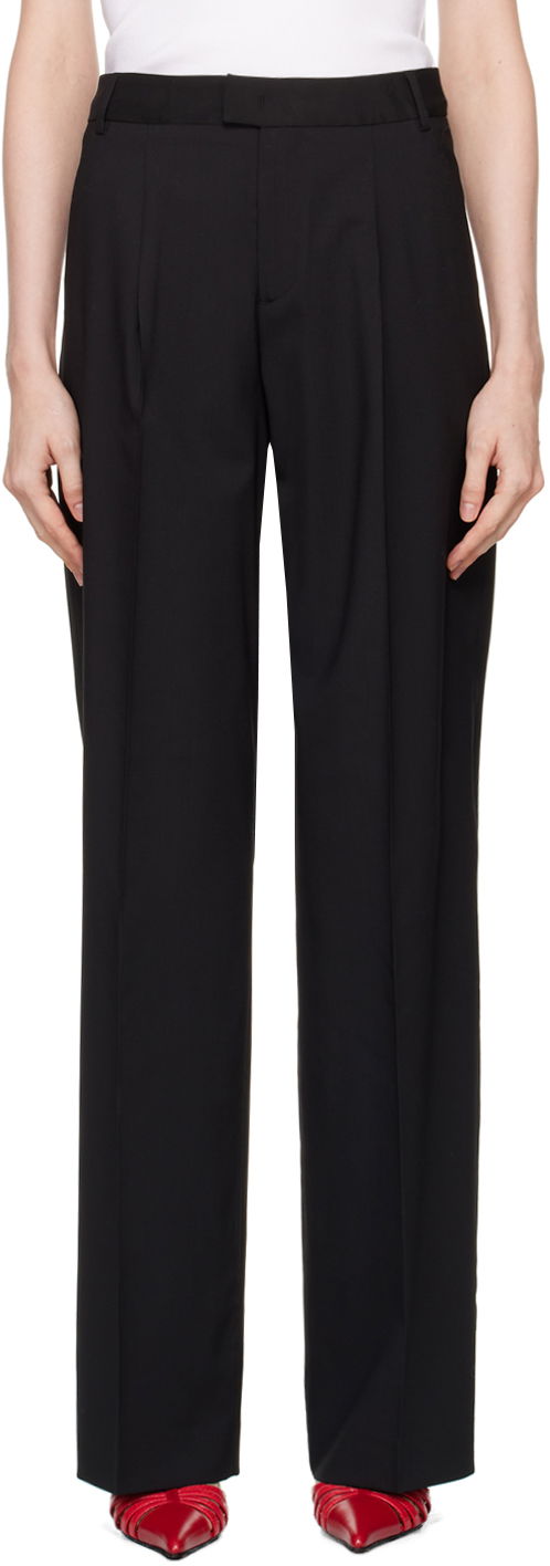 Панталони Blumarine Creased High-Waisted Dress Pants Черно | A422P142A, 0