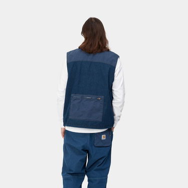 Жилетка Carhartt WIP Alma Vest "Blue stone washed" Тъмно синьо | I031929_01_06, 1