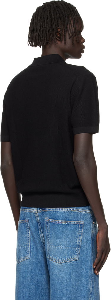 Поло тениска Lacoste Lacoste Open Collar Polo Черно | AH5186_031, 2