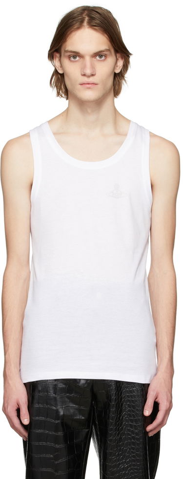 Потник Vivienne Westwood Vivienne Westwood Logo Tank Top Бяло | 81060007-21424-, 0
