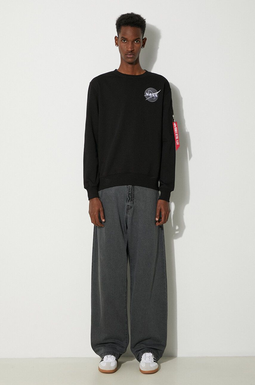 Суитчър Alpha Industries Space Shuttle Crew Sweat Черно | 178307-03, 1