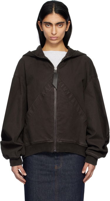 Суитчър The Attico Attico Hooded Bomber Jacket Кафяво | 250WCB00066 DDC093AA, 0