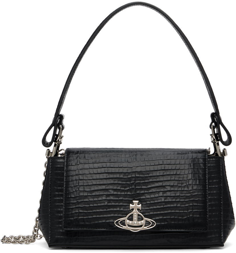 Дамска чанта Vivienne Westwood Vivienne Westwood Hazel Medium Handbag Черно | 46020001W-L00C0-