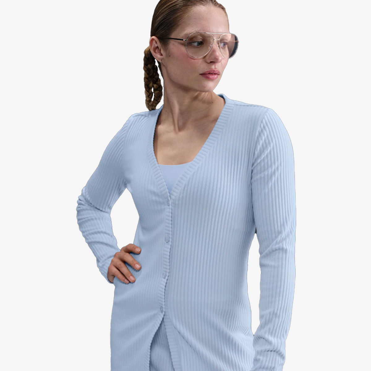 Пуловер Nike Nike Knit Cardigan Синьо | HJ1242-423, 0