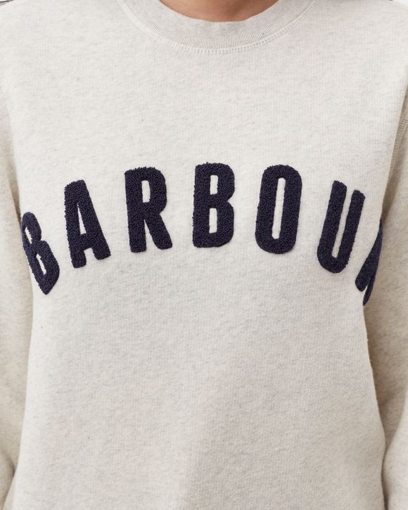 Суитчър Barbour Prep Logo Crew Sweatshirt Бяло | MOL0101BE54, 1