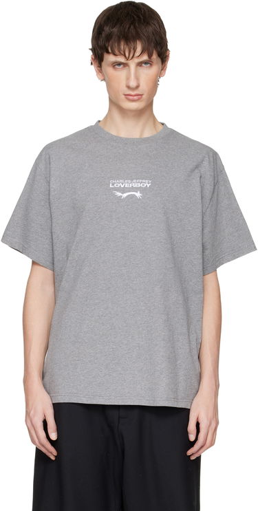 Тениска Charles Jeffrey Loverboy Charles Jeffrey LOVERBOY Logo T-shirt Сиво | 052080802, 0