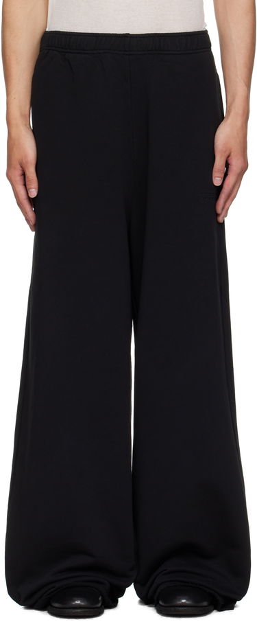 Спортни панталони Maison Margiela MM6 Maison Margiela Cotton Wide-Leg Sweatpants Черно | SH0KA0057 M25025, 0