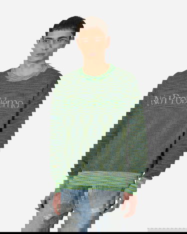 Пуловер Aries Reverse Problemo Space Dye Knit Sweater Зелено | STAR20019 GRN, 0