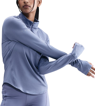 Тениска Nike Swift Long Sleeve Half-Zip Top with Thumbholes Синьо | hq0499-499, 0