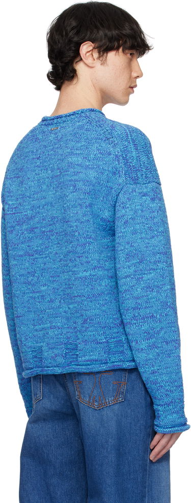 Пуловер JW Anderson JW Anderson Space Dye Jumper Синьо | KW1350-YN0409-825, 3