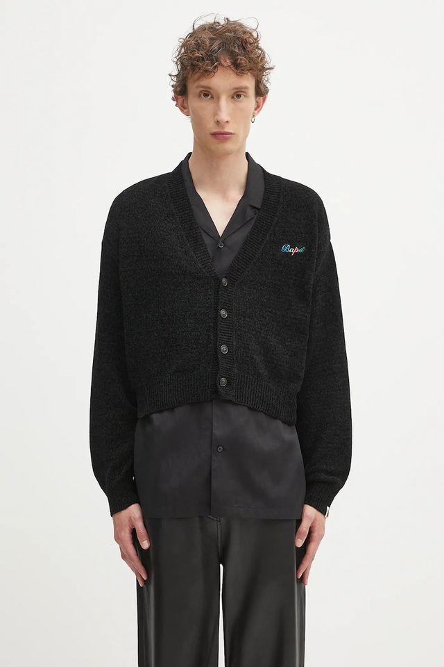 A Bathing Ape BAPE Chenille Cardigan